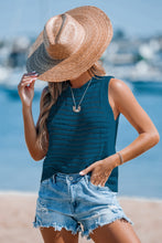 Lade das Bild in den Galerie-Viewer, Aquafarbenes Ärmelloses Strand-Top
