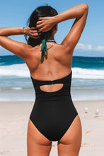 Lade das Bild in den Galerie-Viewer, Langer Torso Magic-Bauchweg-Neckholder-Badeanzug
