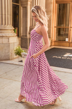 Lade das Bild in den Galerie-Viewer, Abstraktes Ärmelloses Maxi-Bandeaukleid
