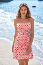 Lade das Bild in den Galerie-Viewer, Abstraktes Ärmelloses Cut-out Minikleid
