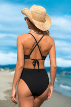 Lade das Bild in den Galerie-Viewer, Badeanzug mit tiefem Ausschnitt und überkreuzten Trägern
