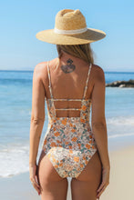 Lade das Bild in den Galerie-Viewer, Retro Shape Bauchweg-Badeanzug mit quadratischem Ausschnitt
