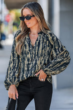 Lade das Bild in den Galerie-Viewer, Abstraktes V-Ausschnitt Top
