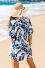 Lade das Bild in den Galerie-Viewer, Ärmelloser Strandkimono mit Frontbindung
