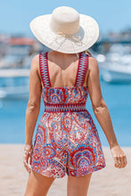 Lade das Bild in den Galerie-Viewer, Ärmelloser Verzierter Tiefer Ausschnitt Strampler
