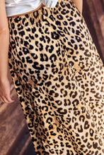 Lade das Bild in den Galerie-Viewer, Animal-Print Elastischer Bund Midirock
