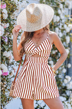 Lade das Bild in den Galerie-Viewer, Ärmelloser V-Ausschnitt Strampler mit Schlüsselloch
